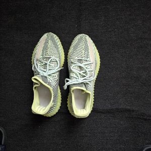 Yeezy Women's Sneakers in Green and Yellow